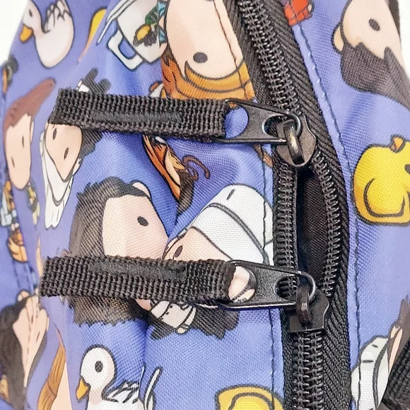 Bioworld Friends Chibi Mini-Backpack Dark Purple Animation - Picture 5 of 9